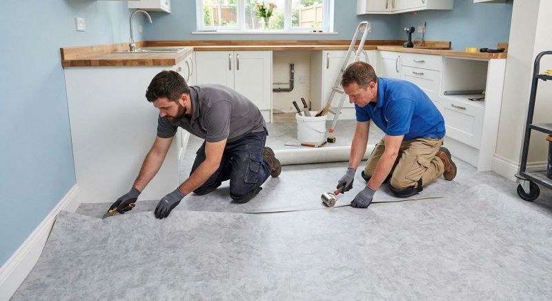 Sheet Linoleum Installation in Alexandria, VA