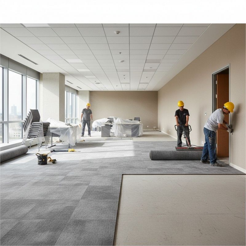 Our team working on Flooring Service projects in La Plata, MD
