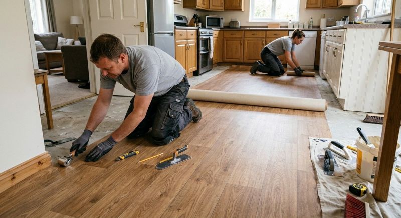 Linoleum Floor Installation in La Plata, MD