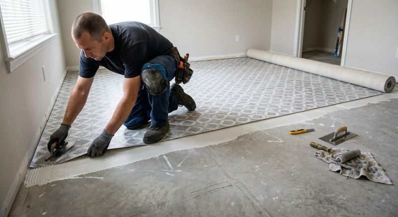 Sheet Flooring Installation in Mechanicsville, MD