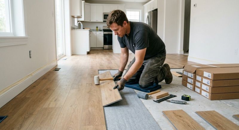 Vinyl Plank Floor Installation in La Plata, MD