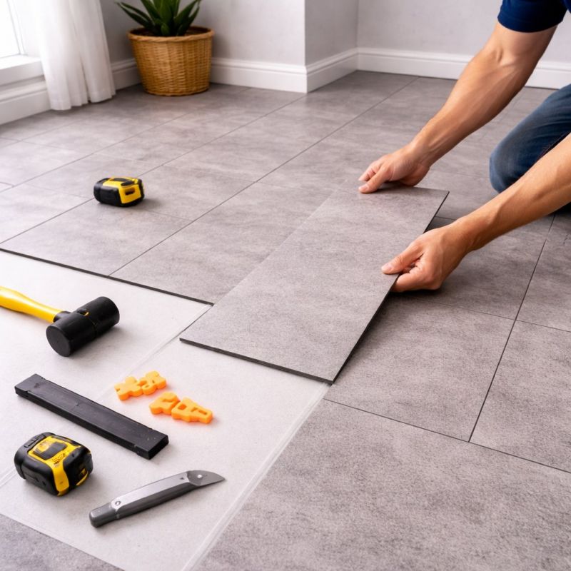 Vinyl Tile Installation in La Plata, MD